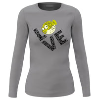 Thumbnail for Love Fishing Green Blowfish Globe' Long Sleeve for Women