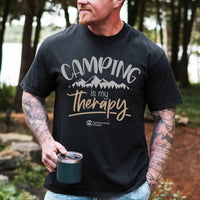 Thumbnail for Camping Is My Therapy Man T-Shirt