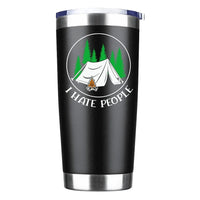 Thumbnail for I Hate People Insulated 20oz Tumbler Blackl