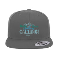 Thumbnail for Adventure Camping Printed Flat Bill Cap