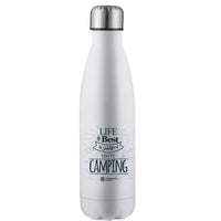 Thumbnail for Life Is Best Stainless Steel Water Bottle White