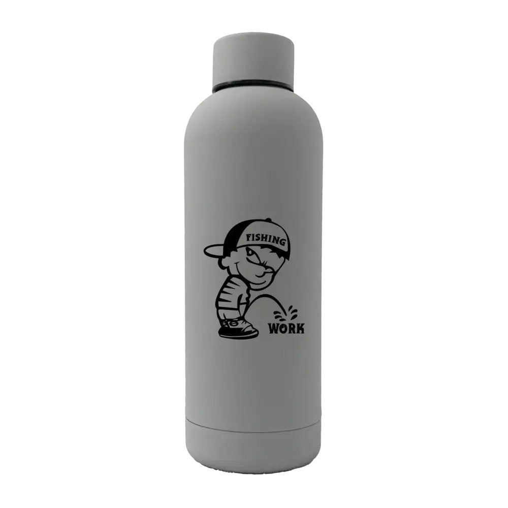 Fishing And Work 17oz Stainless Rubberized Water Bottle