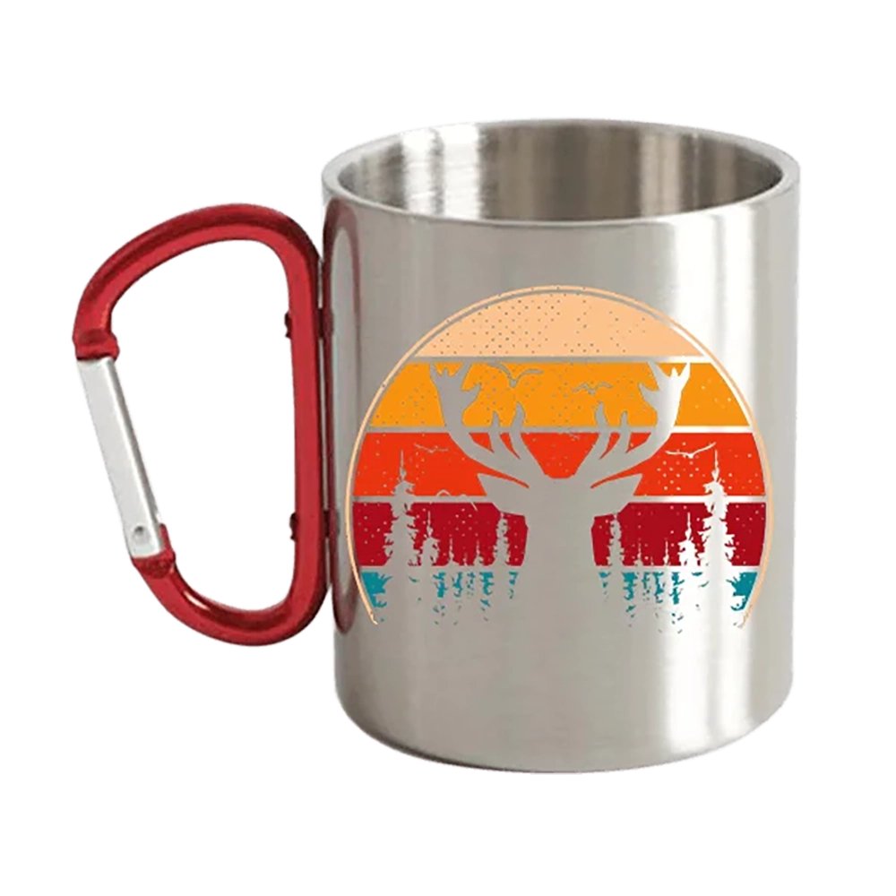 Deer Color Carabiner Mug 12oz