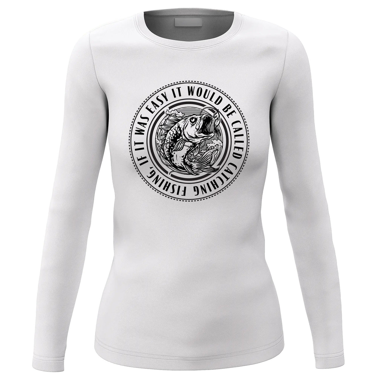 Catching Fishing' Women Long Sleeve Shirt