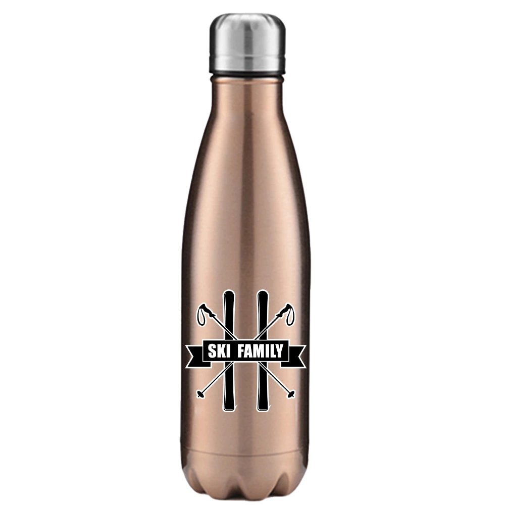 Ski Family 17oz Stainless Water Bottle