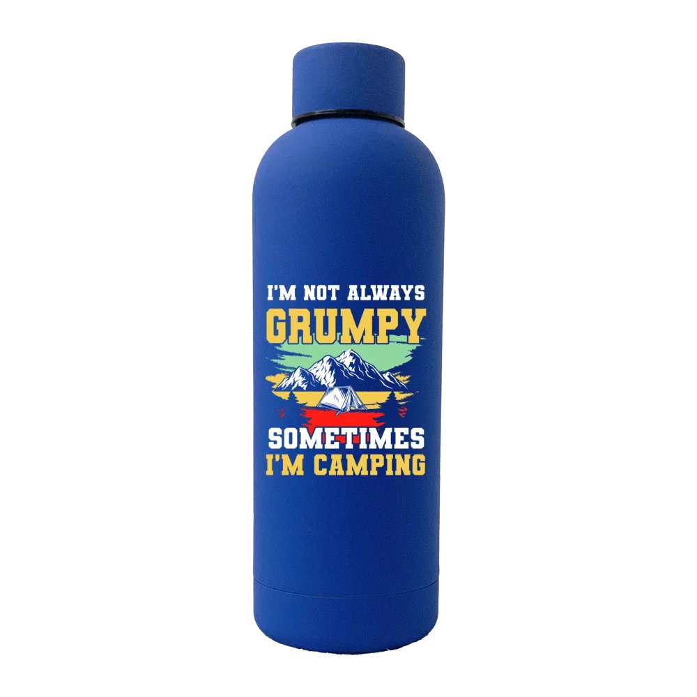 I'm Not Always Grumpy 17oz Stainless Rubberized Water Bottle