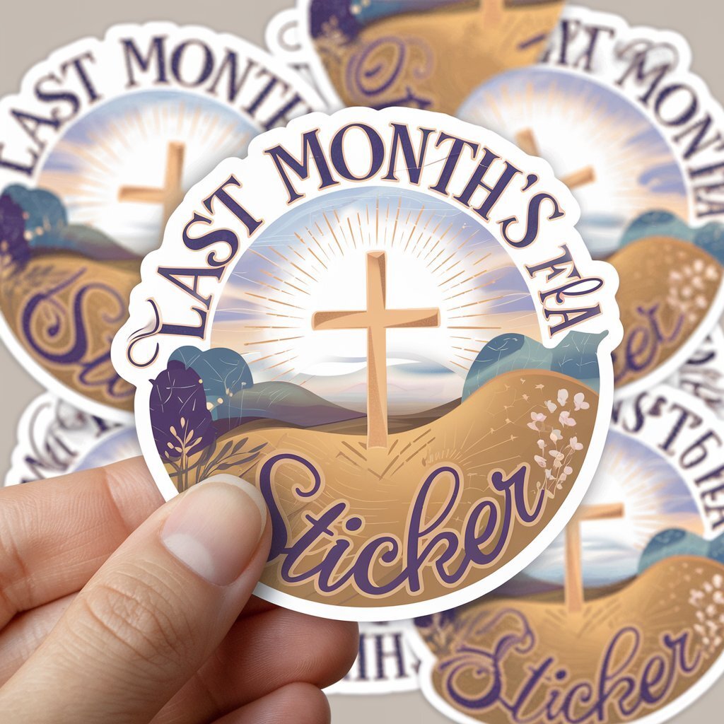 Last Month Faith Decal