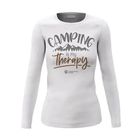 Thumbnail for Camping Is My Therapy Women Long Sleeve Shirt