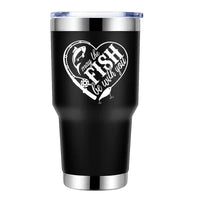 Thumbnail for May The Fish Be With You 30oz Stainless Steel Tumbler