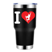 Thumbnail for I Love Snowboarding 30oz Tumbler Black