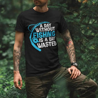 Thumbnail for A Day Without Fishing Man T-Shirt - White