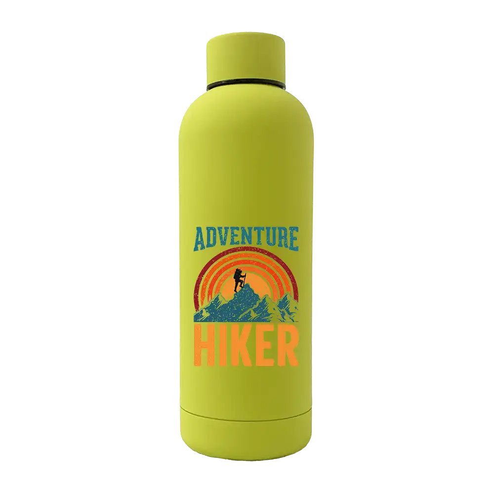 Adventure Hiker 17oz Stainless Rubberized Water Bottle