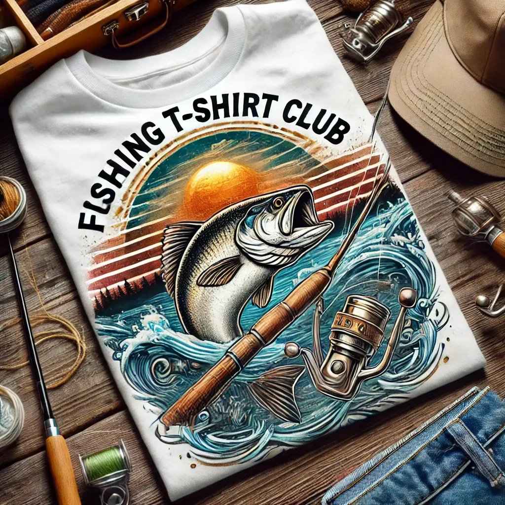 Fishing T-Shirt Club - White