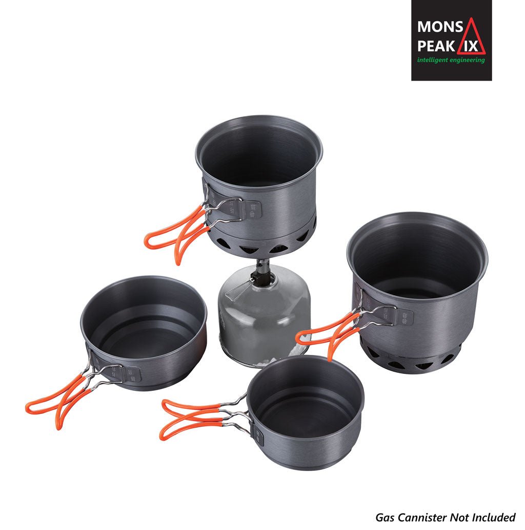 Mons Peak IX Wind Resistant Complete Cook Set with Stove