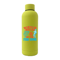 Thumbnail for I Make Fish Come 17oz Stainless Rubberized Water Bottle