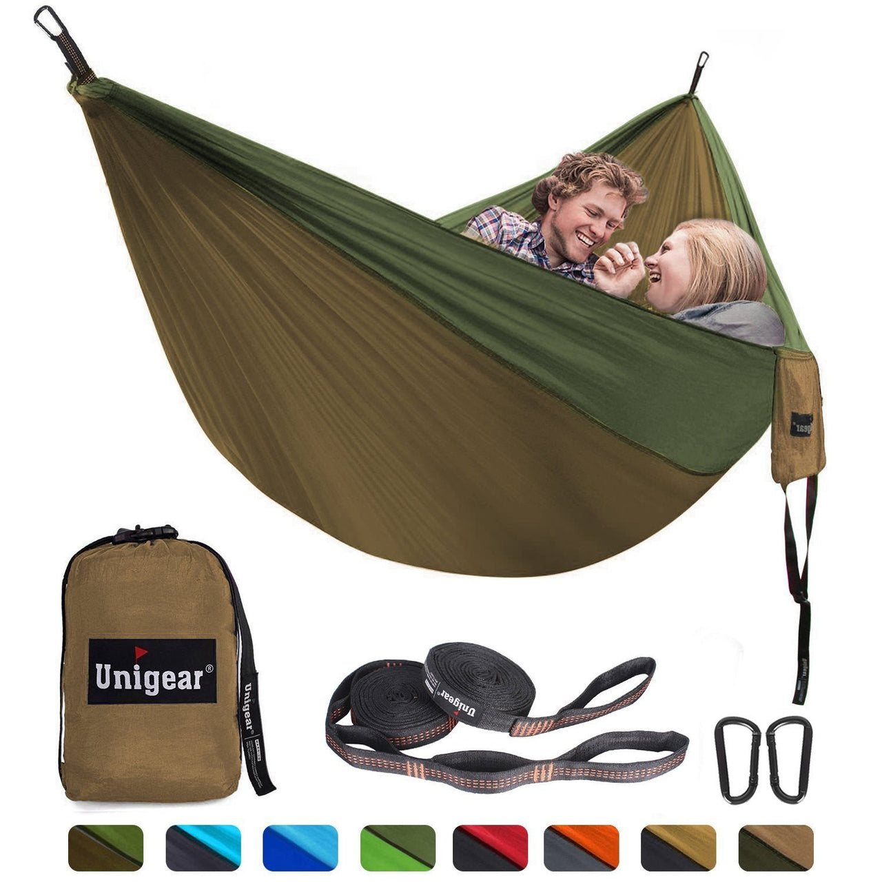 Double/Single Portable Hammock Set