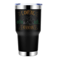 Thumbnail for Camping Adventure 30oz Tumbler Black