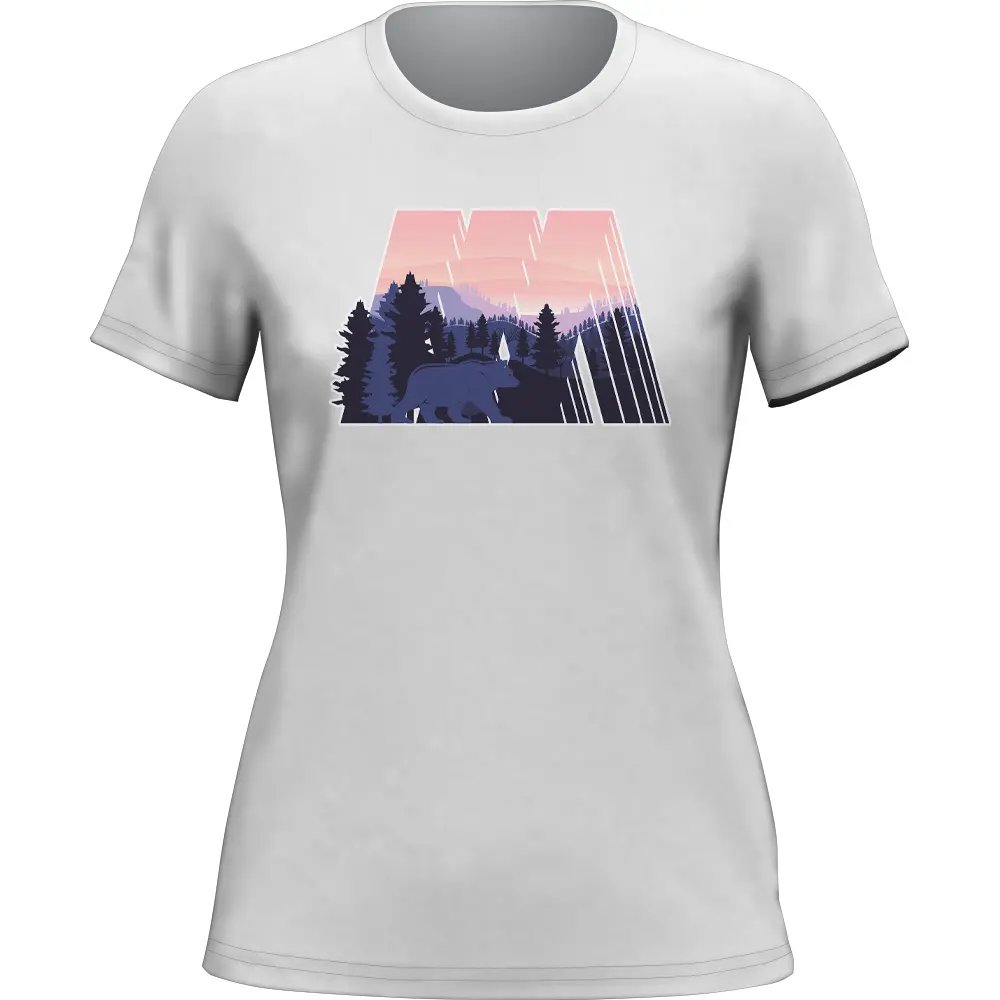 Geometric Camping T-Shirt for Women