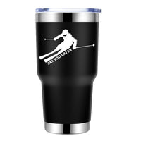 Thumbnail for Ski You Later 30oz Double Wall Stainless Steel Water Tumbler Black