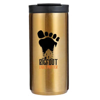 Thumbnail for Bigfoot Lives Matter 14oz Coffee Tumbler Gold