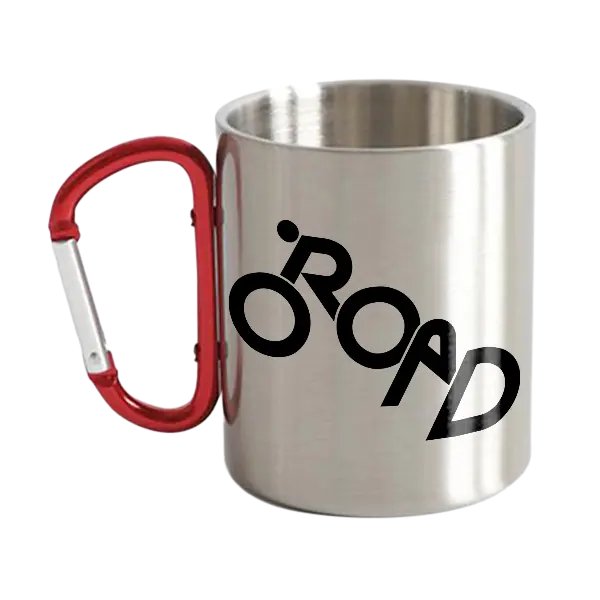 O Road Stainless Steel Double Wall Carabiner Mug 12oz