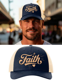 Thumbnail for Faith Embroidered Unisex Trucker Hat