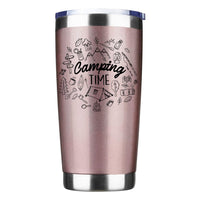 Thumbnail for Camping Time 20oz Insulated Vacuum Sealed Tumbler