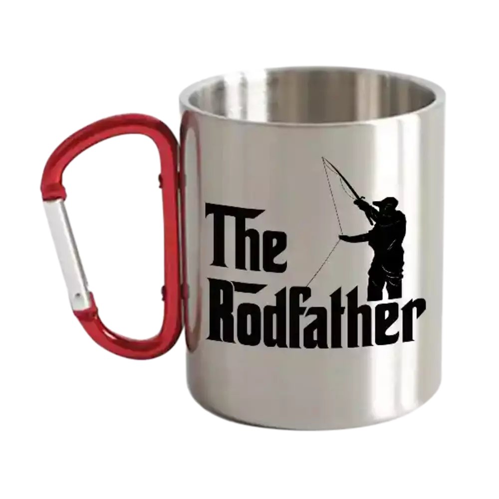 The Rod Father Carabiner Mug 12oz