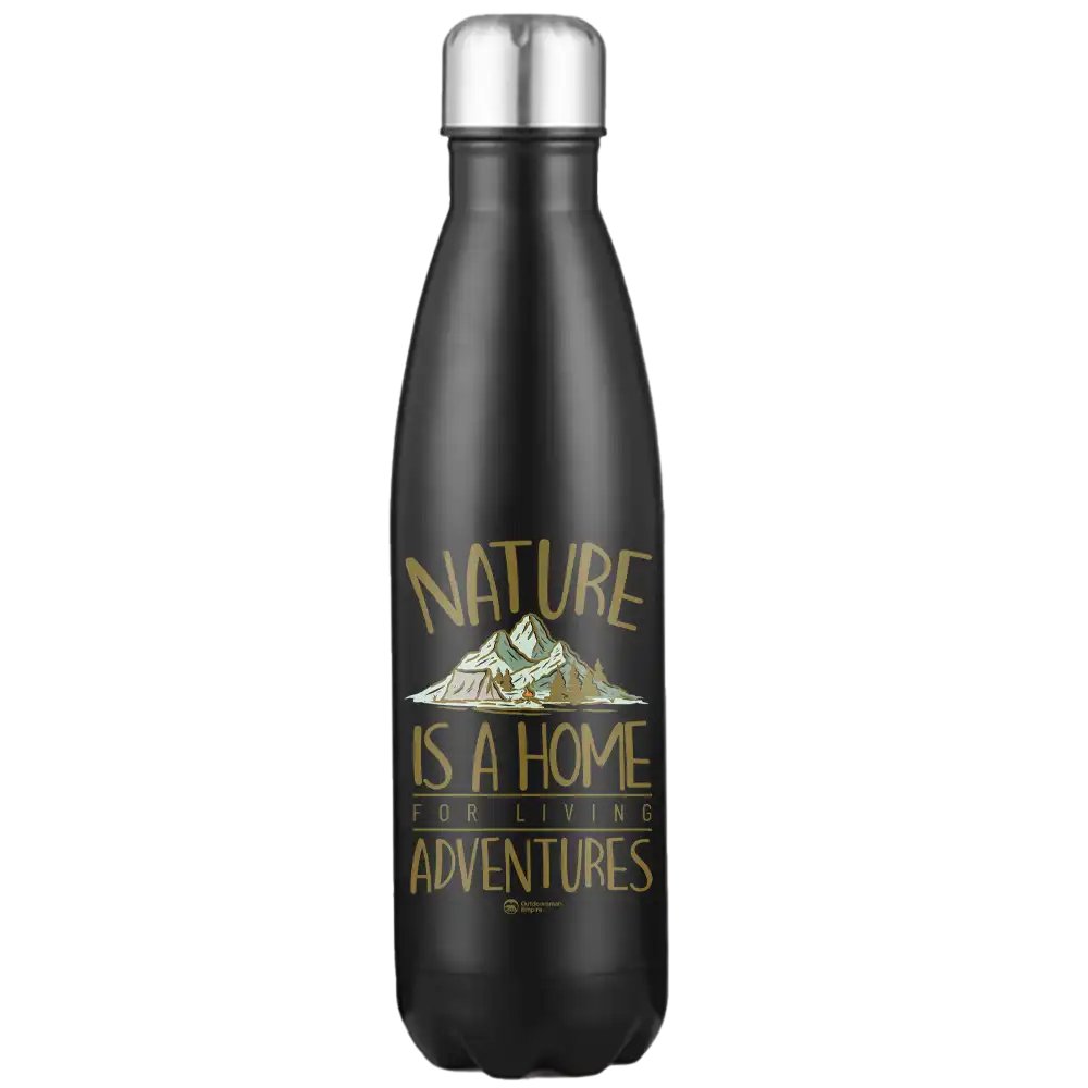 Nature Is A Home 17oz Stainless Water Bottle