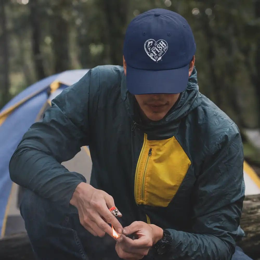 May The Fish Be With You Embroidered Baseball Hat