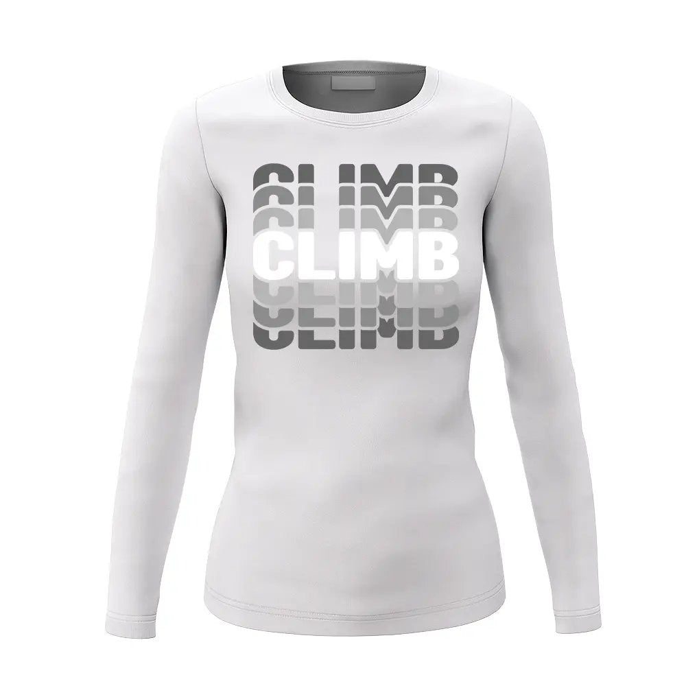 Climmmmmb Women Long Sleeve Shirt