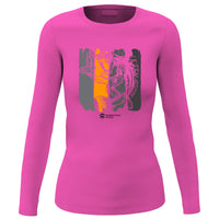 Thumbnail for Fishing Grunge Bars' Women Long Sleeve Shirt