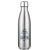 Thumbnail for Life Is Best Stainless Steel Water Bottle Silver
