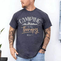 Thumbnail for Camping Is My Therapy Man T-Shirt