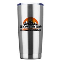 Thumbnail for Hiking Show Me The Mountains 20oz Tumbler Black