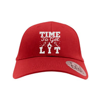 Thumbnail for Time to Get Lit  Embroidered Baseball Hat