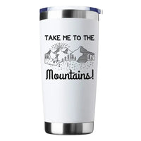 Thumbnail for Hiking Take Me To The Mountains 20oz Insulated Vacuum Sealed Tumbler