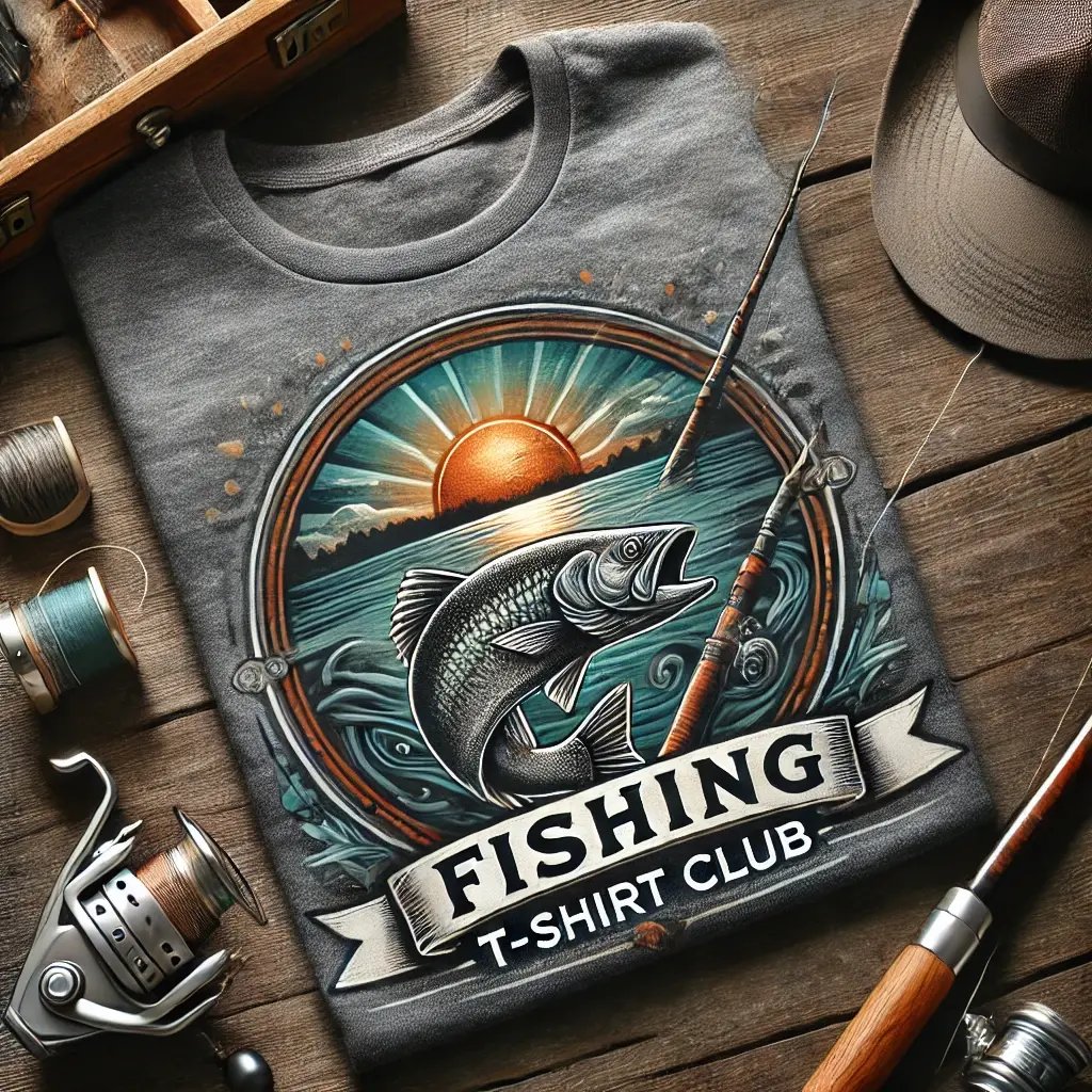 Fishing T-Shirt Club - Grey