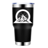 Thumbnail for Mountain Tires 30oz Double Wall Stainless Steel Water Tumbler Black