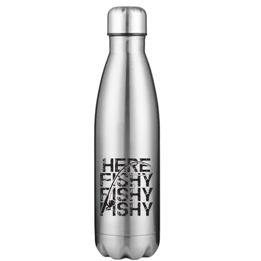 Here Fishy Fishy Stainless Steel Water Bottle