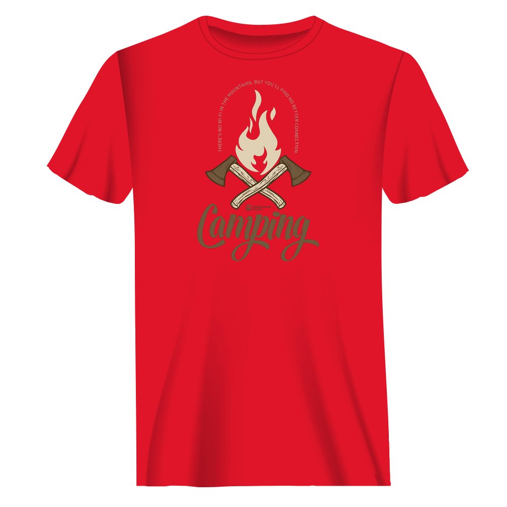 Camping Axes Unisex T-Shirt