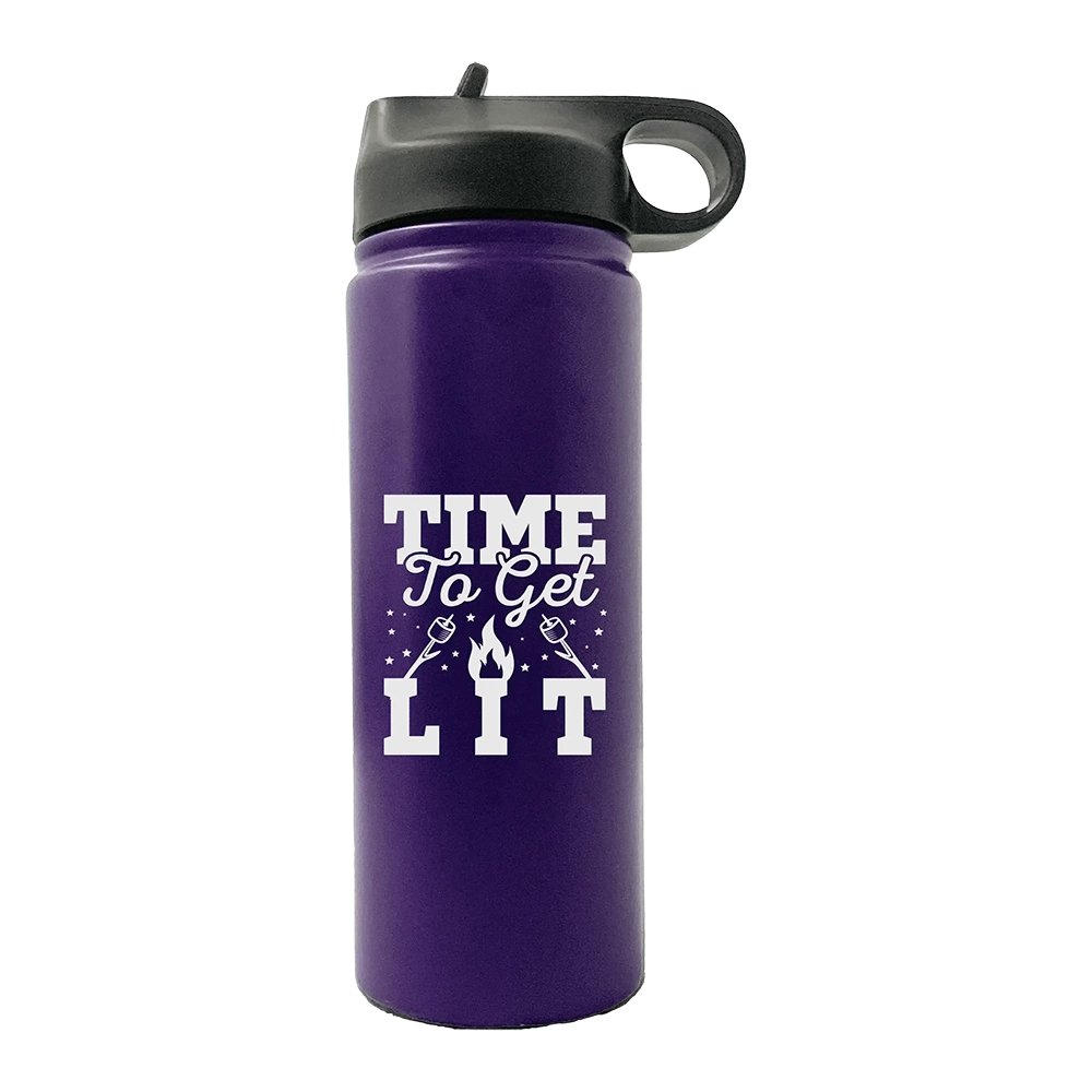 Time to Get Lit 20oz Sport Bottle