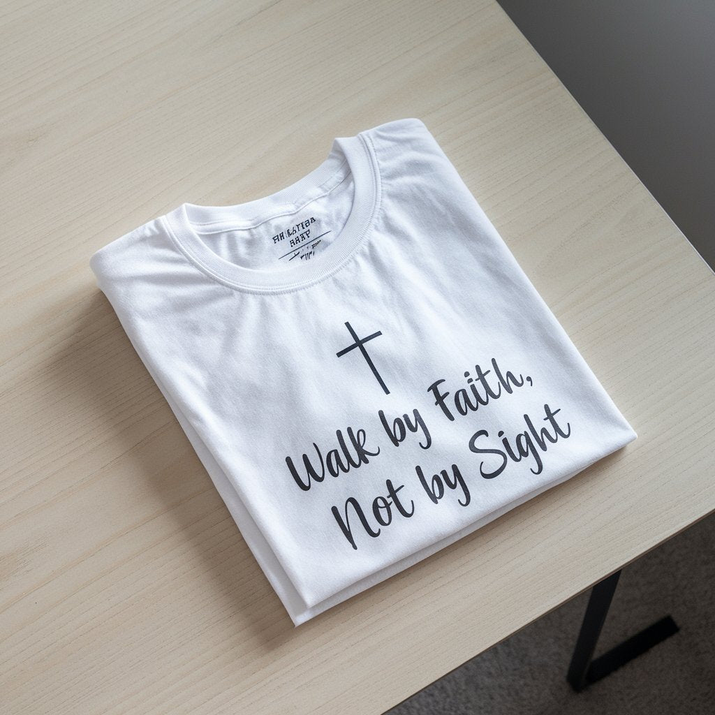 Faith T-shirt of the Month - WHITE