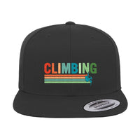 Thumbnail for Climbing Printed Flat Bill Cap