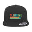 Climbing Printed Flat Bill Cap