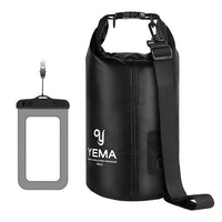 Thumbnail for Black Dry Bag with Waterproof Phone Pouch