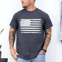 Thumbnail for Rogue Style USA Distressed Flag Unisex T-Shirts