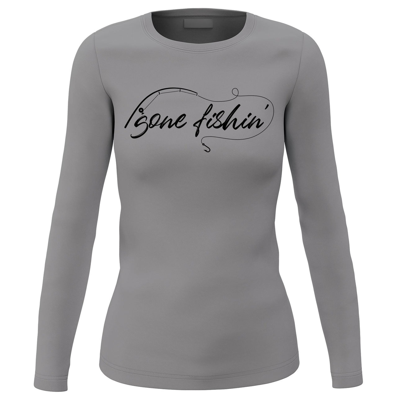 Gone fishing v2 with Rod' Long Sleeve for Women