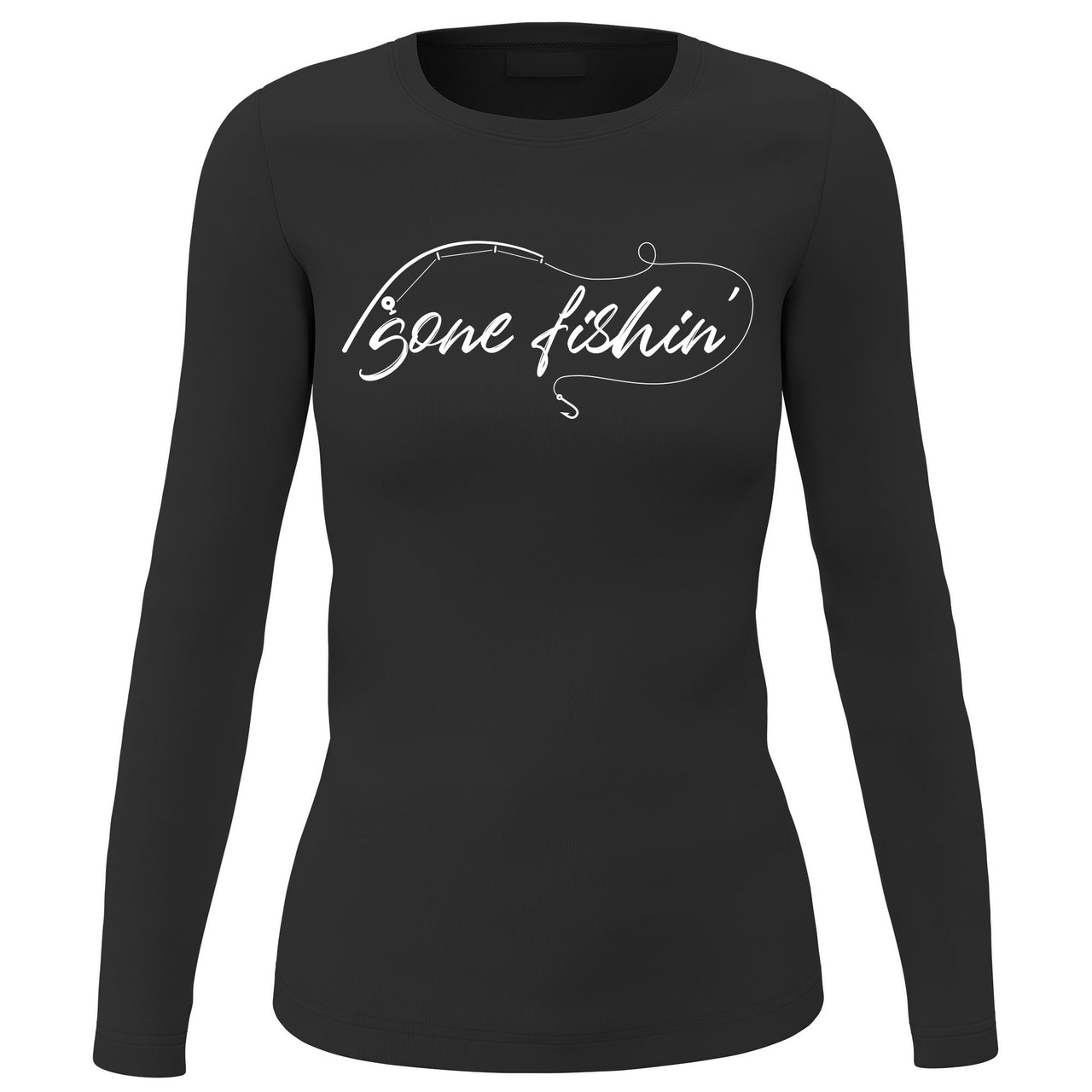 Gone fishing v2 with Rod' Long Sleeve for Women