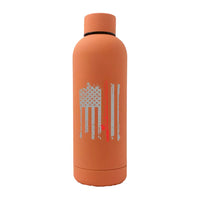 Thumbnail for Fishing Rod American Flag 17oz Stainless Rubberized Water Bottle